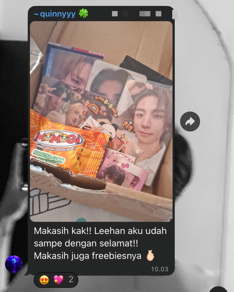 Sampai ke customer