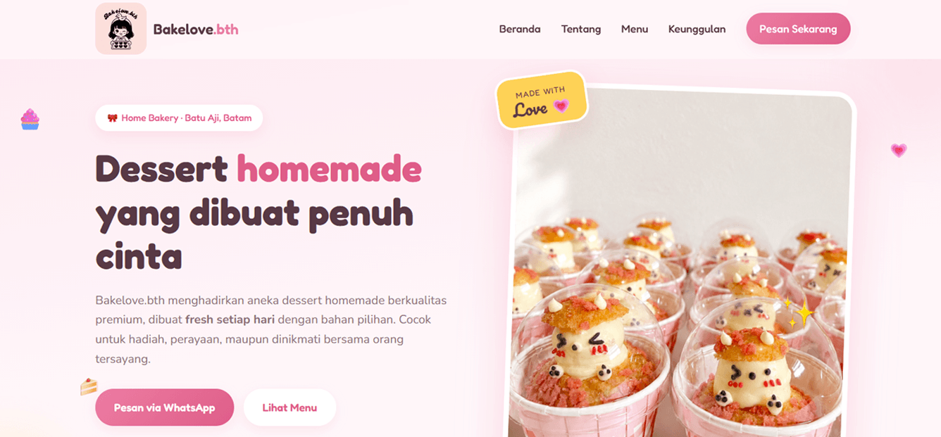 Landing page Luné Hijab
